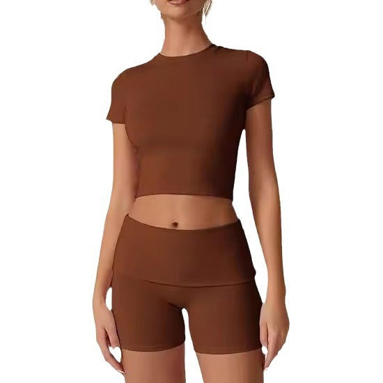 Dame Sport-Bustier og Shorts-Sæt Stilla