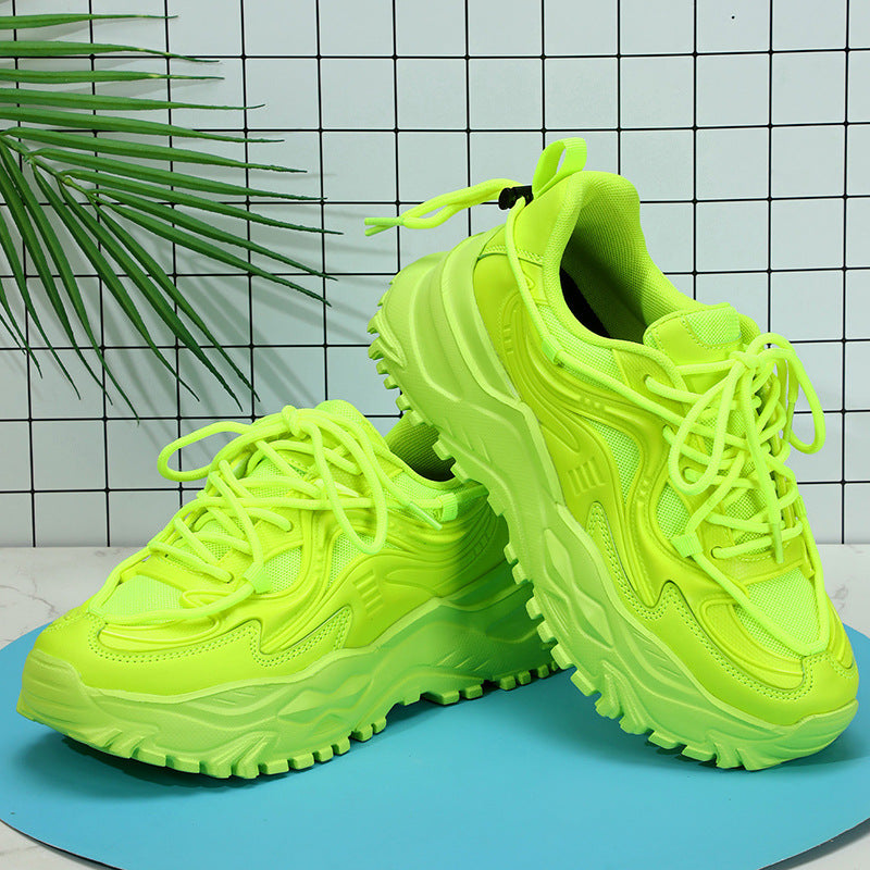 Dame Chunky Sneakers med skridsikker sål og åndbart overmateriale Stilla