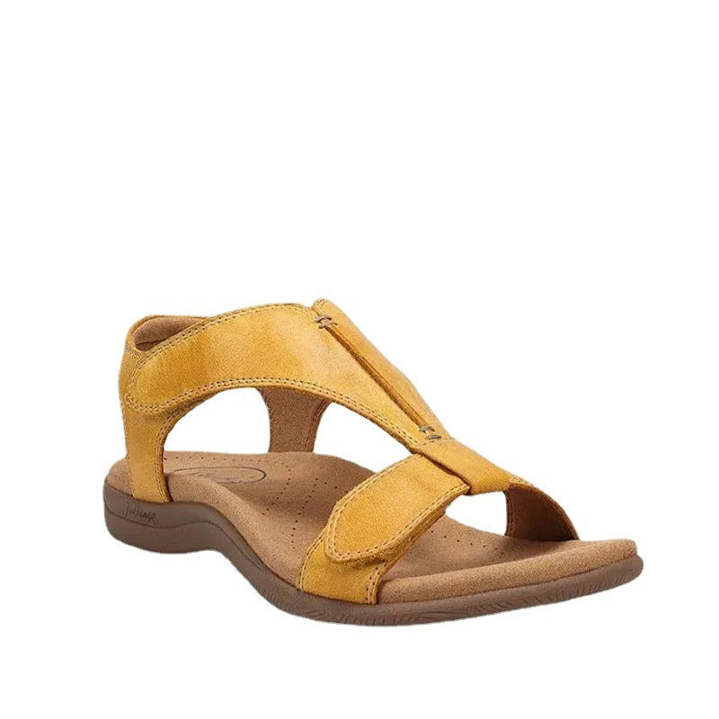 Dame komfort-sandaler med justerbart remdesign og ergonomisk fodseng Stilla