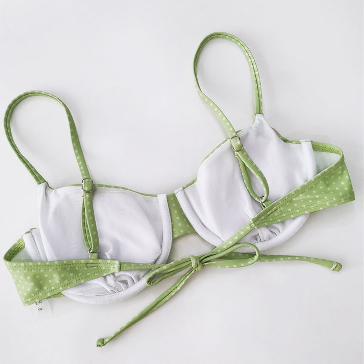 Dame polka dot bikini med legende design Skovae