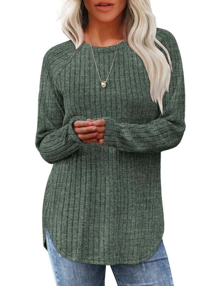 Dame alsidig strikpullover Stilla