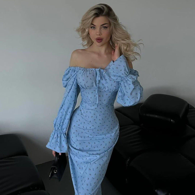 Dame Floral Maxi Kjole Stilla