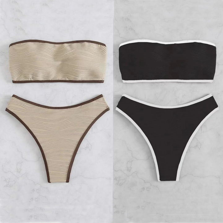 Dame Bandeau Bikini med behagelig pasform Skovae