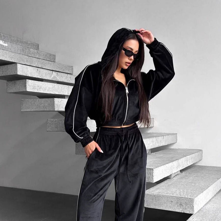 Dame Sporty Fleece-Jumpsuit Stilla