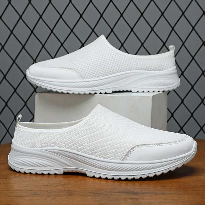 Dame Åndbare Slip-On Walking Sneakers med Struktureret Overdel Stilla