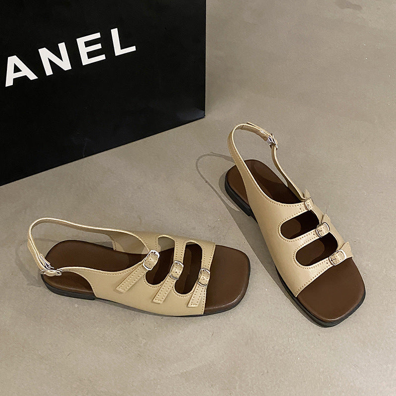Dame Sling-sandaler med moderigtigt rem-design og komfortabel sål Stilla