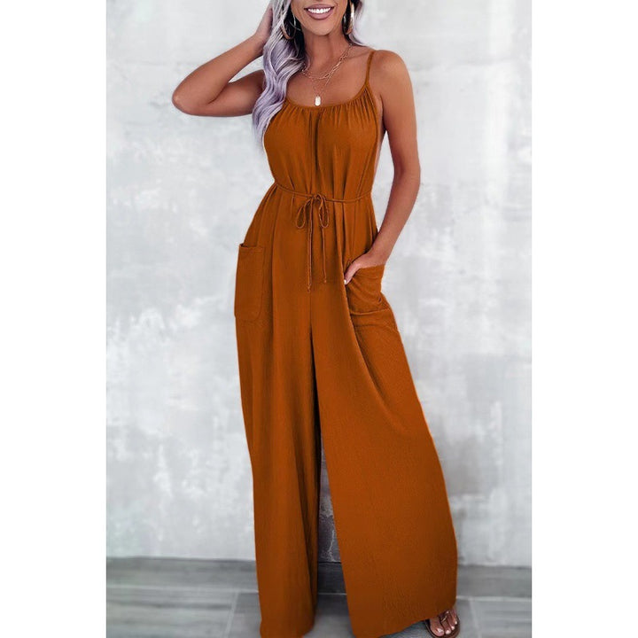 Lettere ærmeløs dame-jumpsuit med justerbar talje Stilla