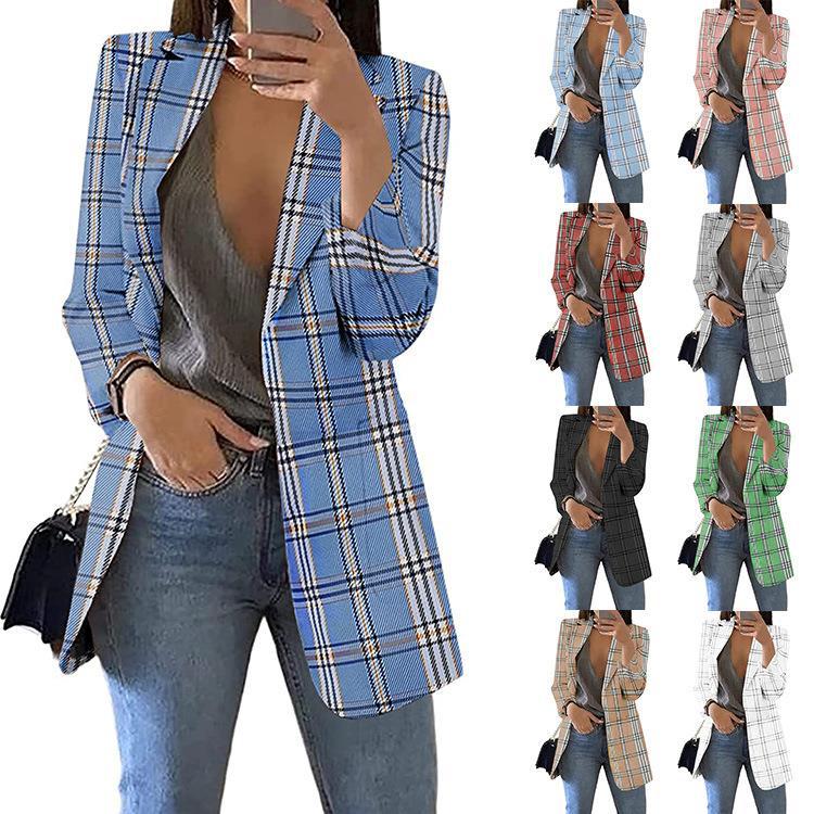 Dame ternet blazer med moderne snit Stilla