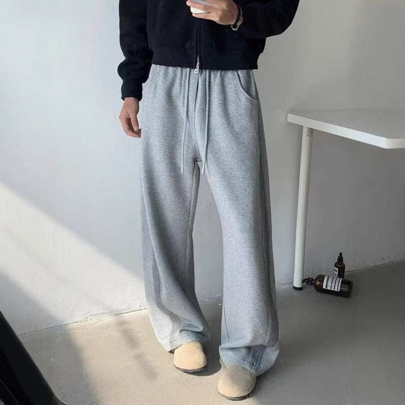 Herrer Behagelige Relaxed Fit Sweatpants med elastisk talje og praktiske lommer Stilla