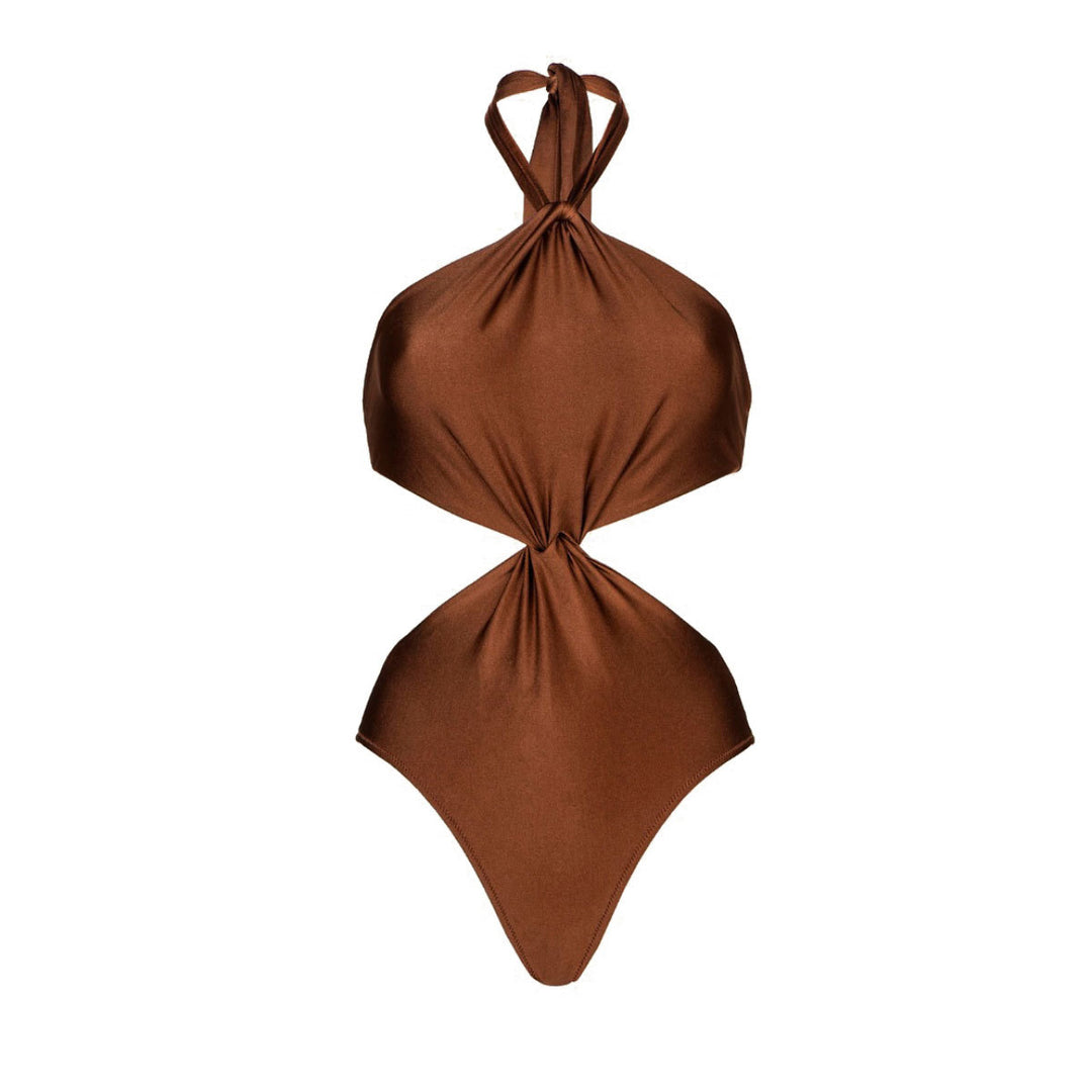 Dame bikini-sæt med legende bindebånd og elegant høj skæring Stilla