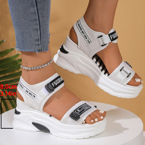 Dame Sporty Sandaler med åndbart overmateriale og behagelig sål Stilla