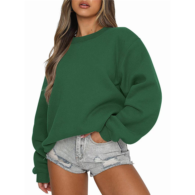 Kvinders sweatshirt med afslappet snit og voluminøse ærmer Stilla