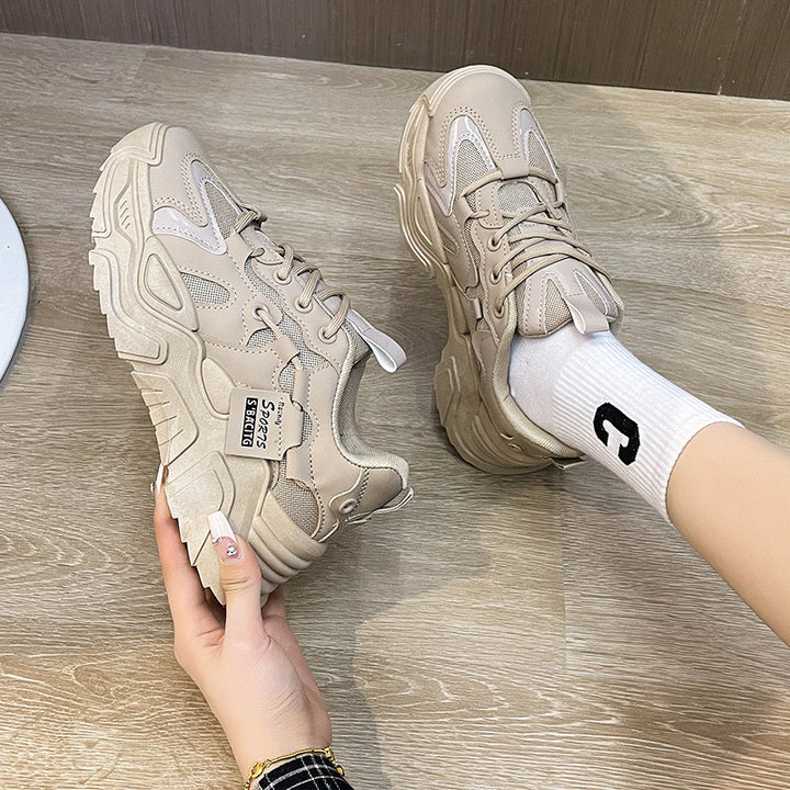 Dame Sports Chunky Sneakers med åndbart mesh-overflade og skridsikker sål Stilla