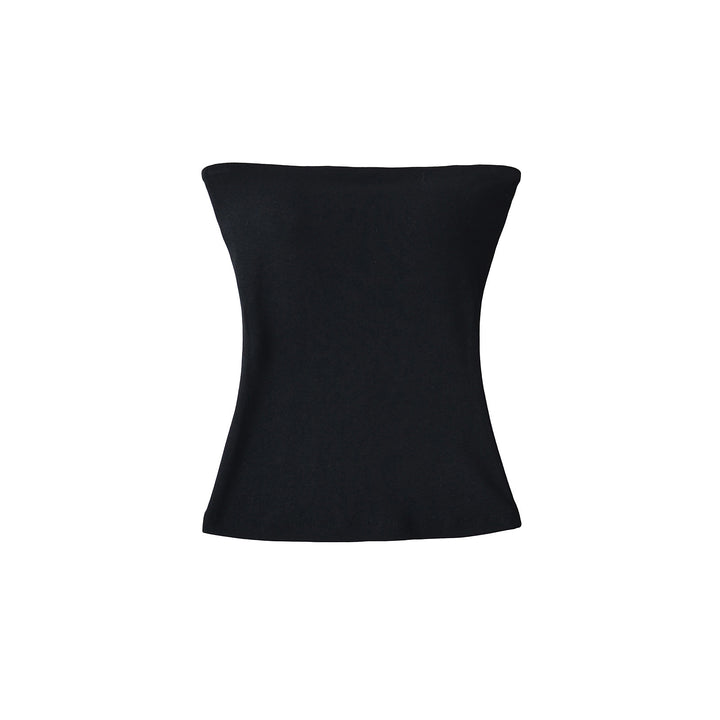 Dame Off-Shoulder Shirt i blødt strækstof med figursyet snit Stilla