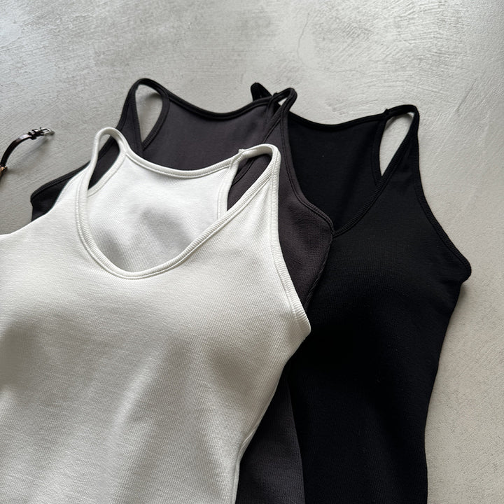 Dame Sportsligt Tanktop med Racerback-design Stilla