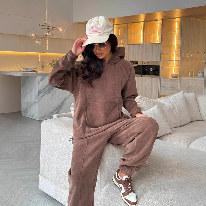 Dame Cozy Sweatset Stilla
