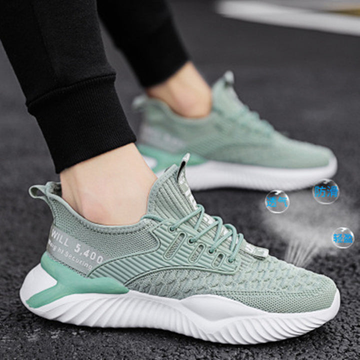 Herrer Åndbare Fritids Sneakers med Fleksibelt Design Stilla