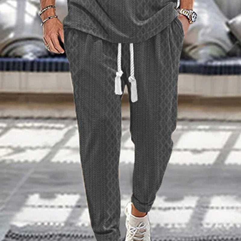Herrer casual joggingbukser med elastisk talje og sidelommer Stilla
