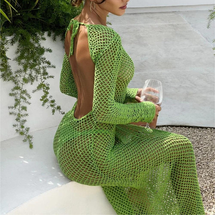 Dame Mesh Cover-Up Kjole Stilla