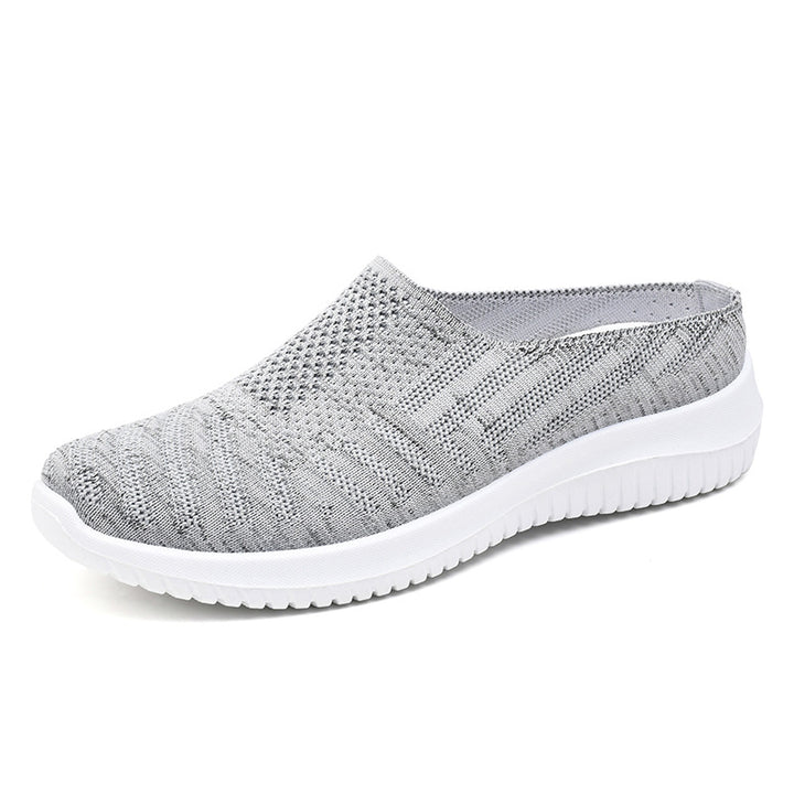 Femme Slip-On Komfort Sneakers med strækbar strikdesign Stilla
