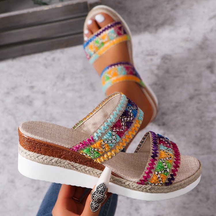 Dame Plateau-Sandaler Stilla