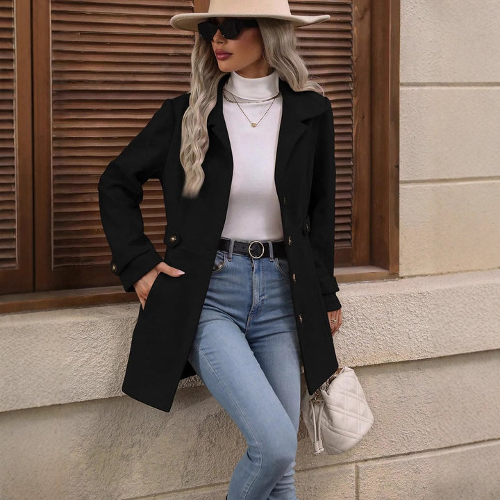 Kvinders fashionable trench coat med bælte Stilla