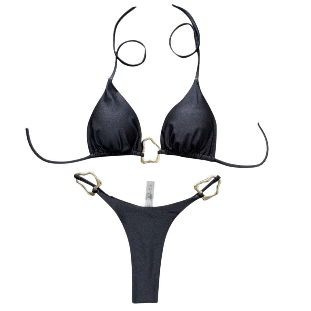 Dame Triangel-Bikini med luksuriøse accenter Skovae