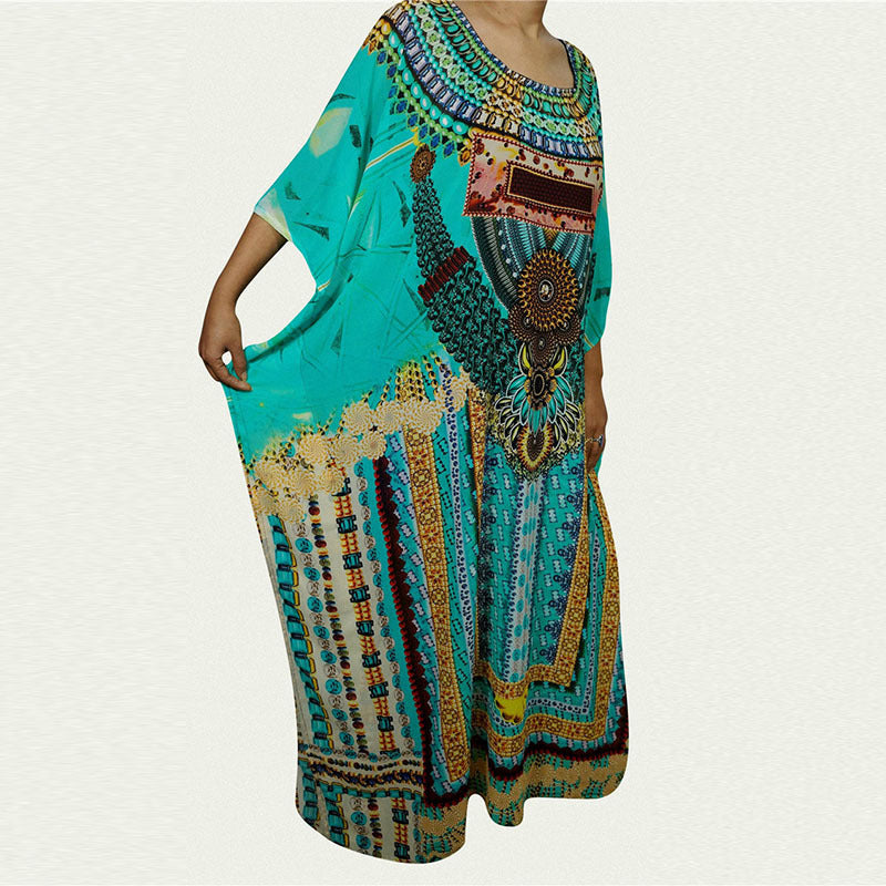 Dame Kaftan Kjole Stilla
