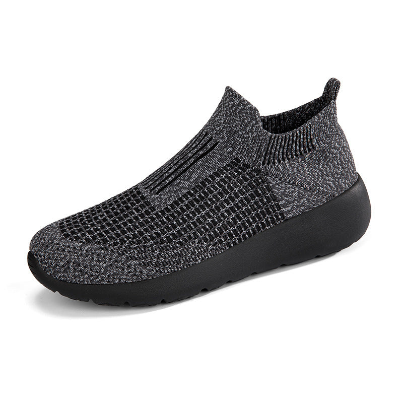 Unisex nan sømløs sokkesneaker med åndbar tredimensionel strikonstruktion og stødabsorberende fleksibel sål Skovae