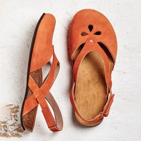 Dame Komfortable Slingback-sandaler med moderne Cut-Out-design og behagelig fodseng Stilla