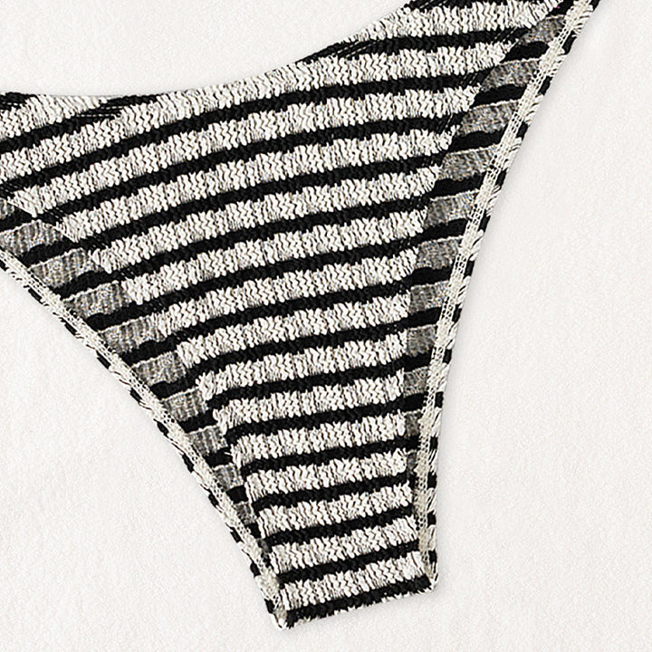 Dame Bandeau-Bikini med trendy udskæring Skovae