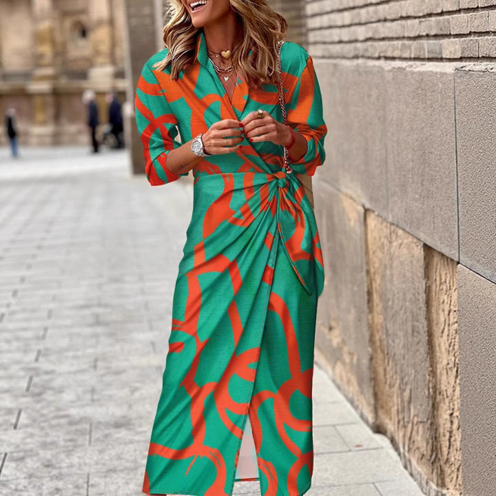 Dame viklekjole med luksuriøs snit og moderne mønstre Stilla