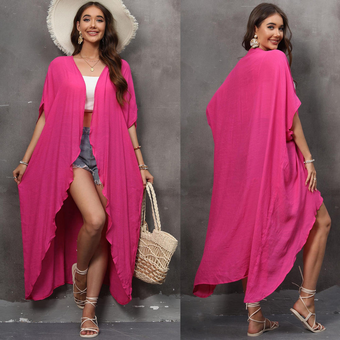Femme Flydende Kimono-stil Cover-Up Stilla
