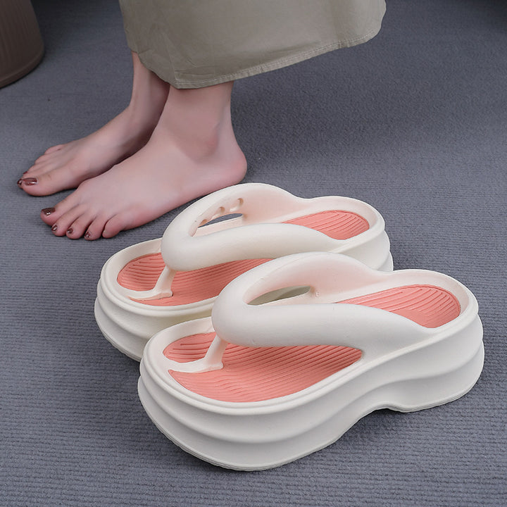 Dame ergonomiske komfort-sandaler med skridsikker sål og fleksibel fodseng Stilla