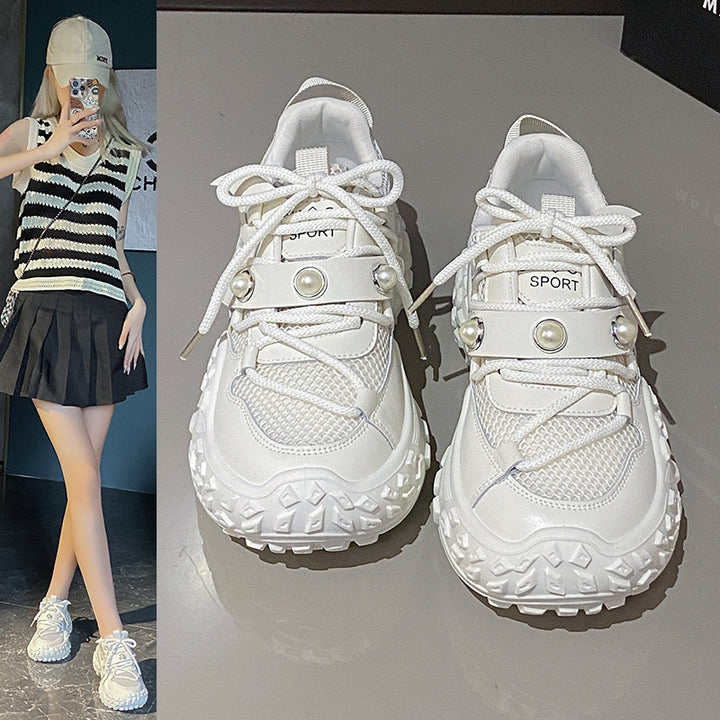Dame Sporty Sneakers med slidstærk sål og innovativ snøresystem Stilla