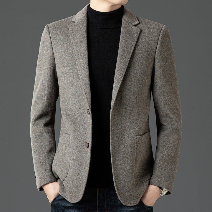 Stilla | Uld Slim Fit Reverskrave To Knap Business Fritid