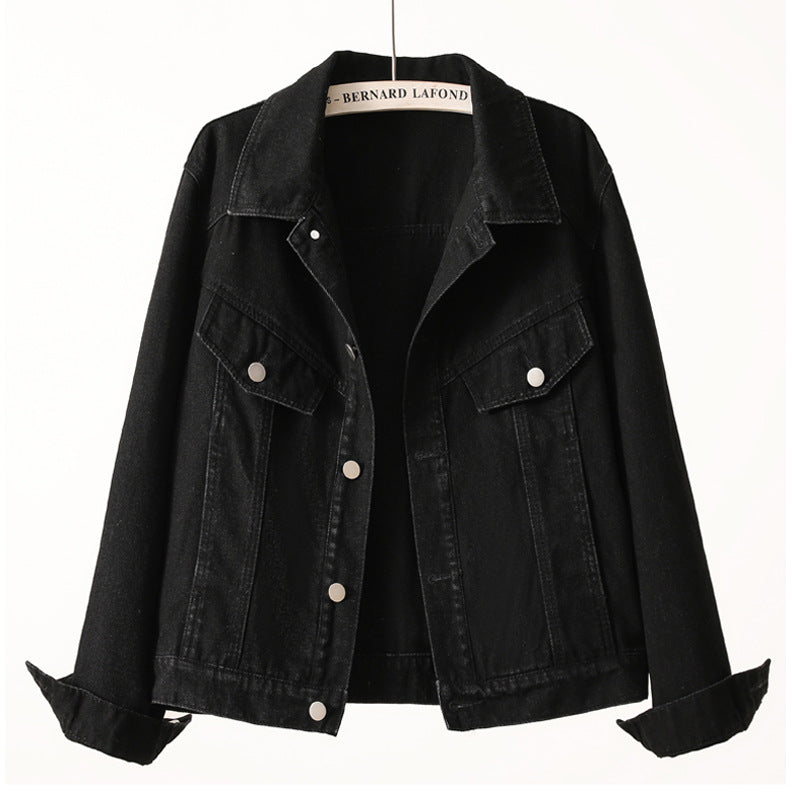 Dame Vintage Denimjakke med detaljerede lommer og moderne snit Stilla