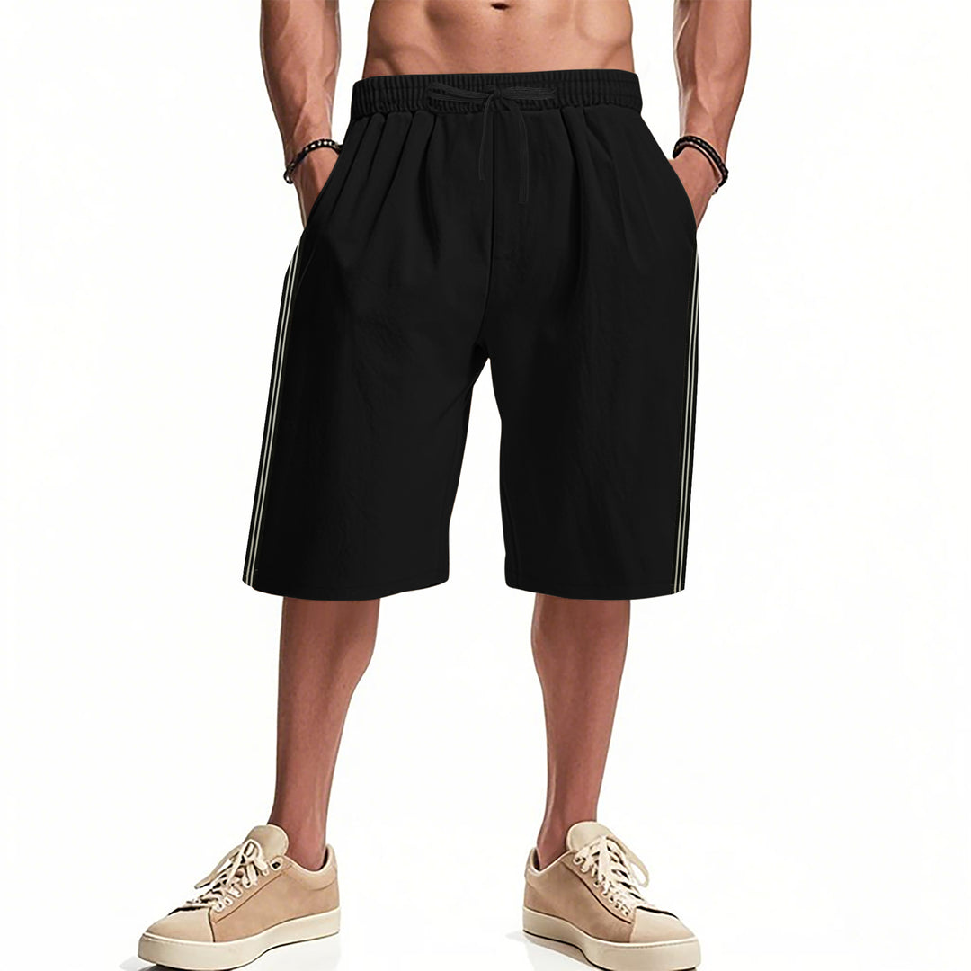 Herrer afslappede sportshorts med sidebånd Stilla