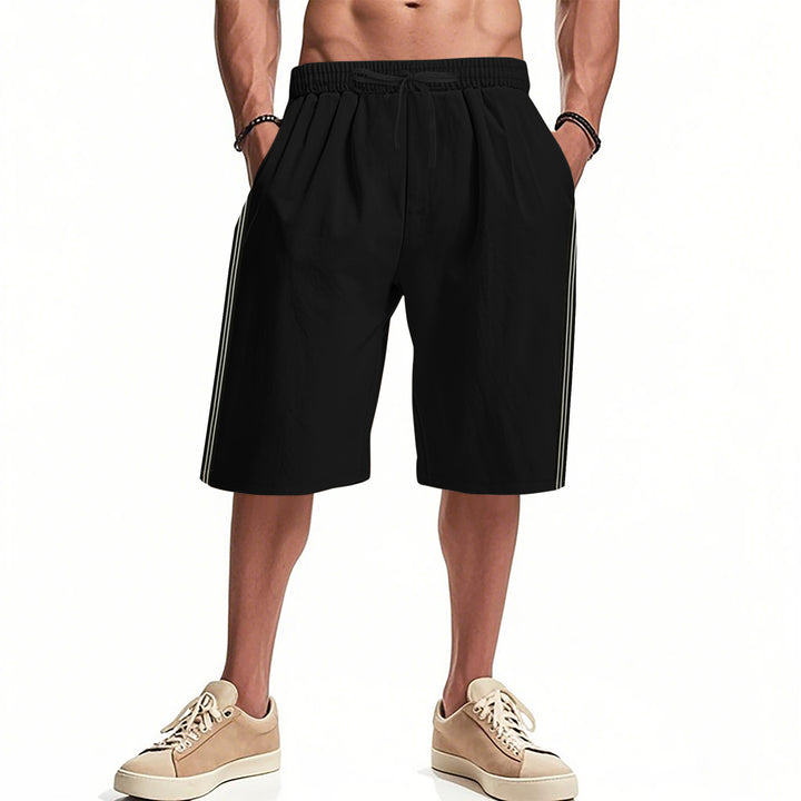 Herrer afslappede sportshorts med sidebånd Stilla