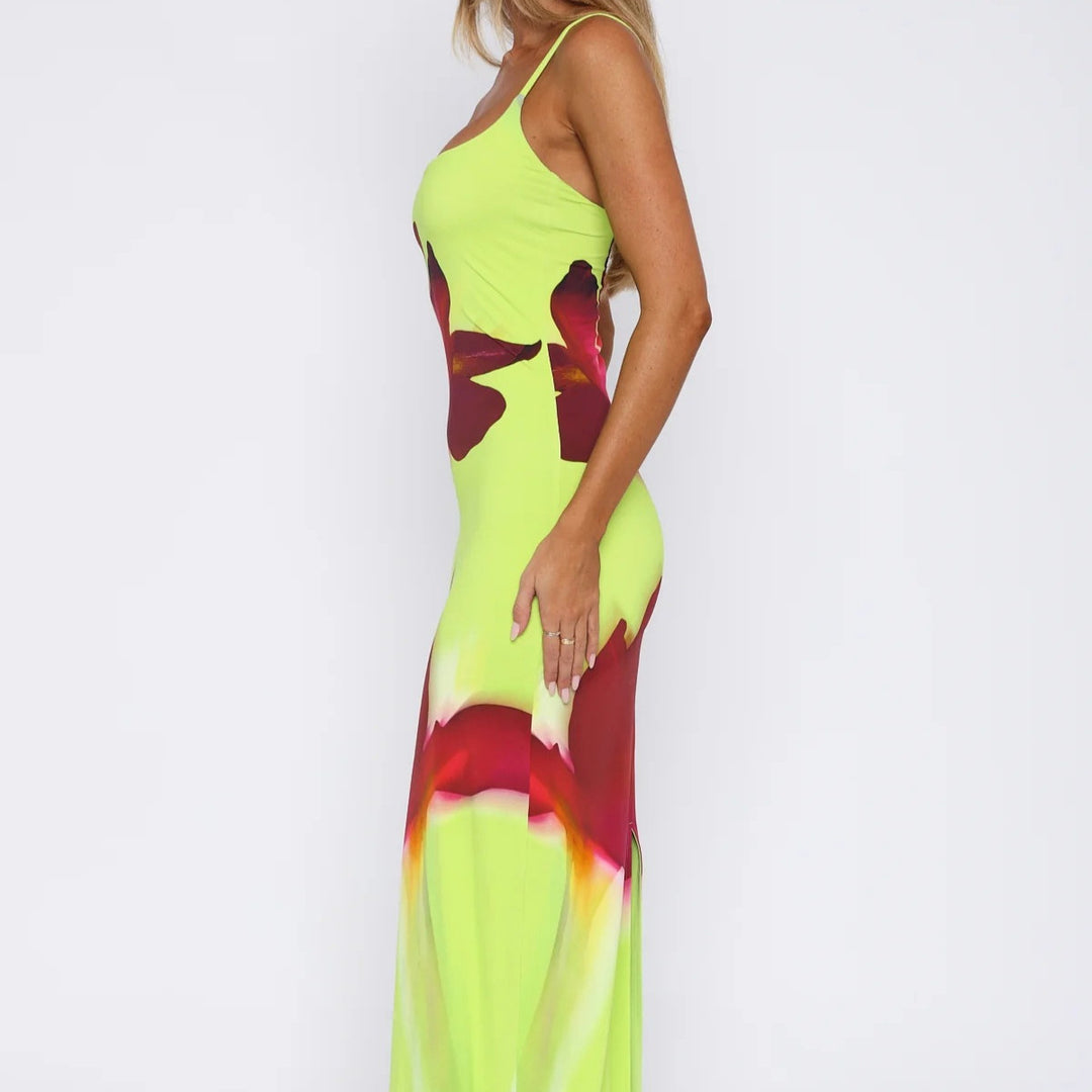 Femme Floral Print Sommerkjole Stilla