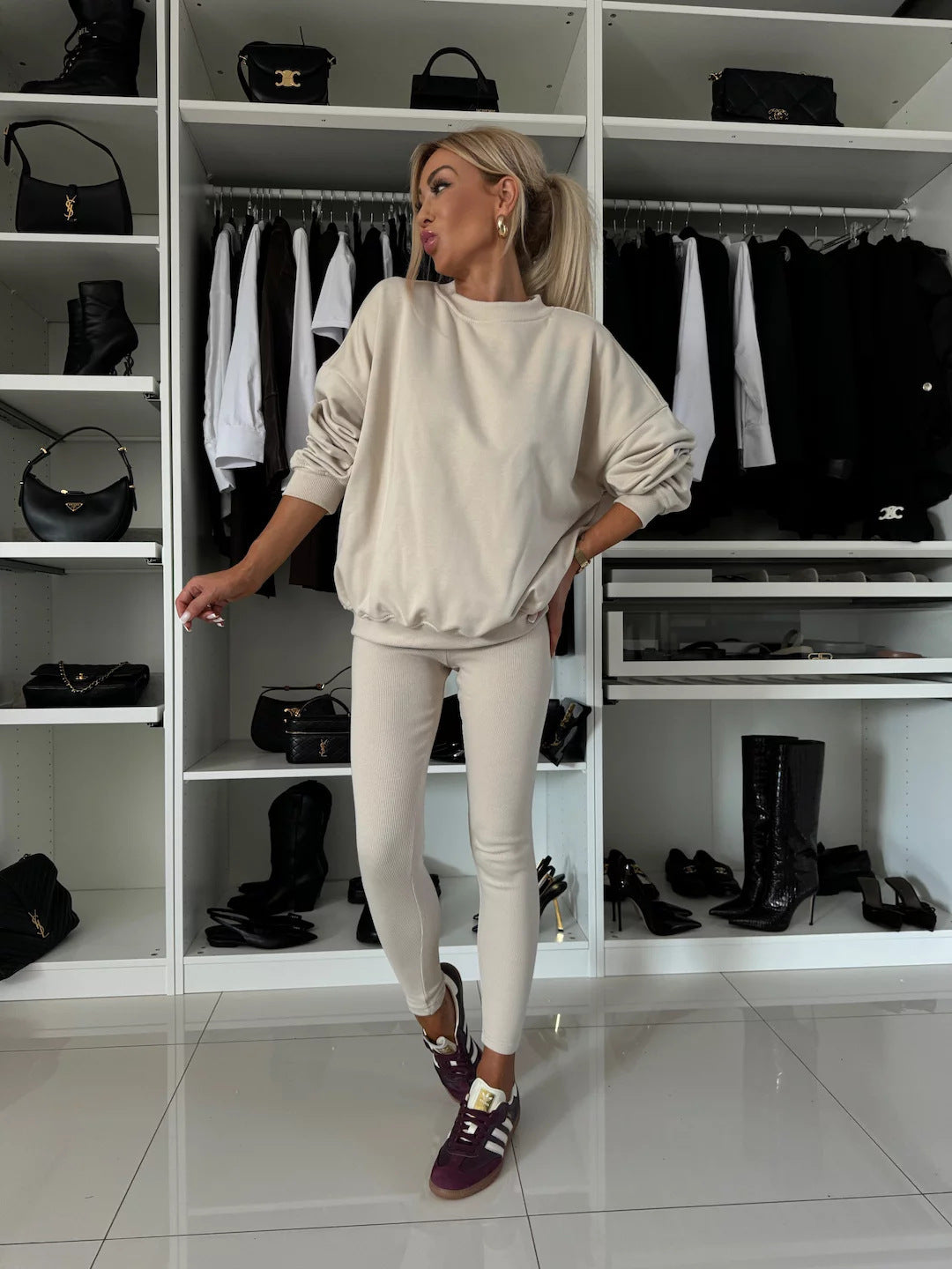 Kvinder Komfortabel Oversized Sweatshirt med Moderne Snit Skovae