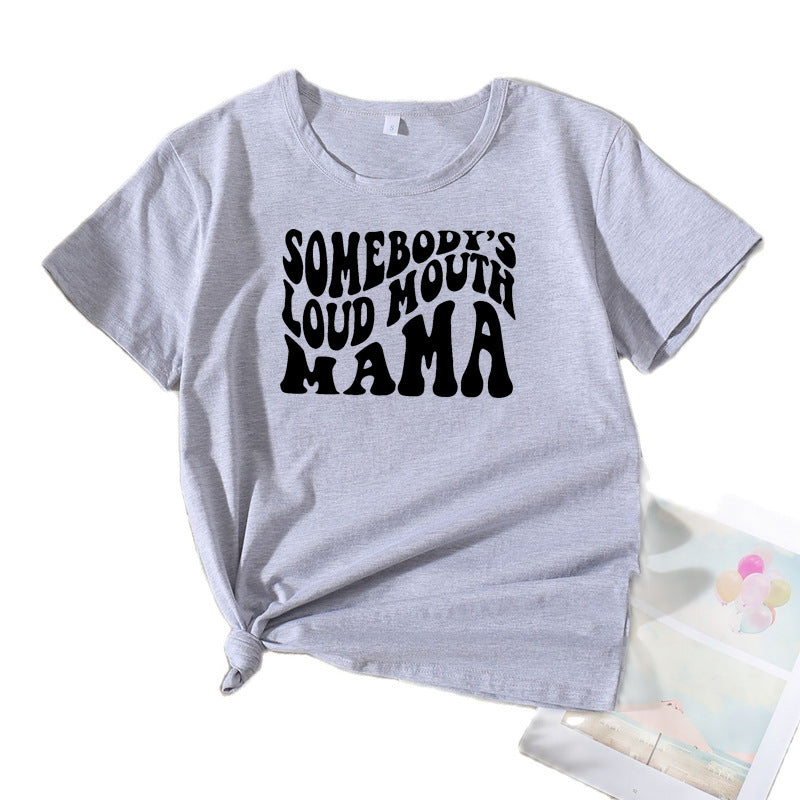 Dame Relaxed Fit Grafik Top Stilla