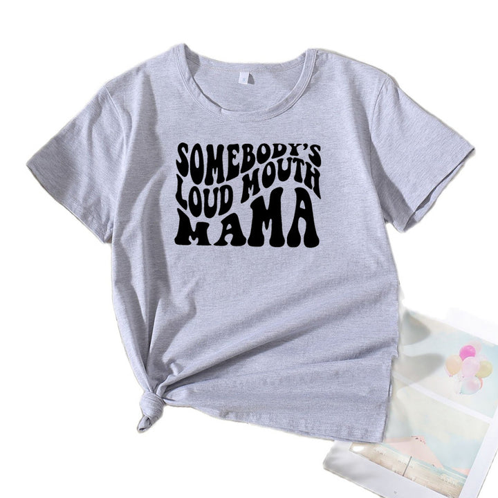 Dame Relaxed Fit Grafik Top Stilla
