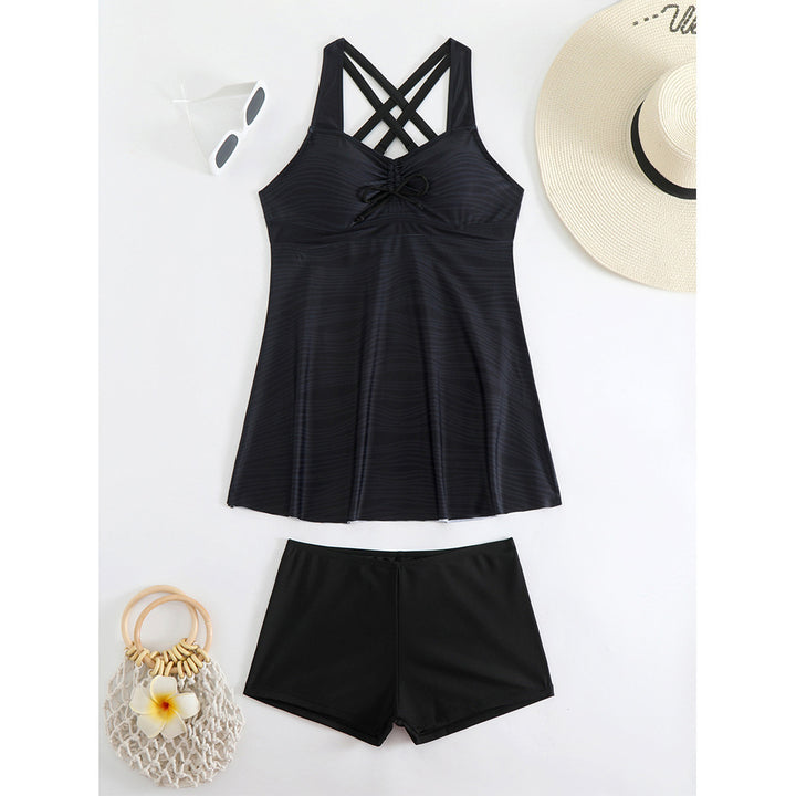 Dame Tankini-overdel med shorts Skovae