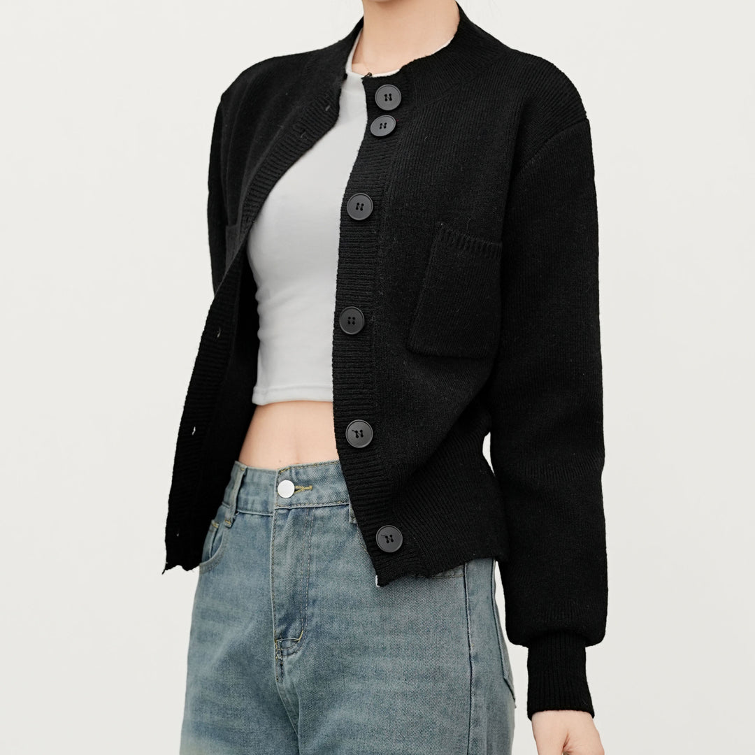 Dame klassisk knap-cardigan Stilla