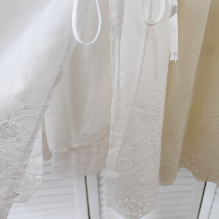 Femme Broderet Bohemian Maxiskørt Stilla
