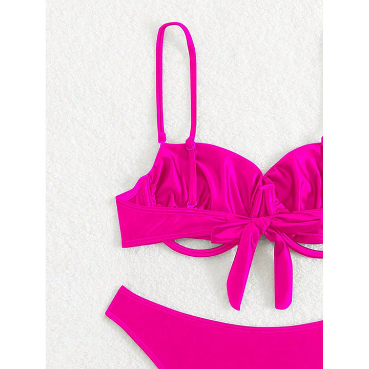 Dame Push-Up Bikini-Sæt med elegant design Skovae