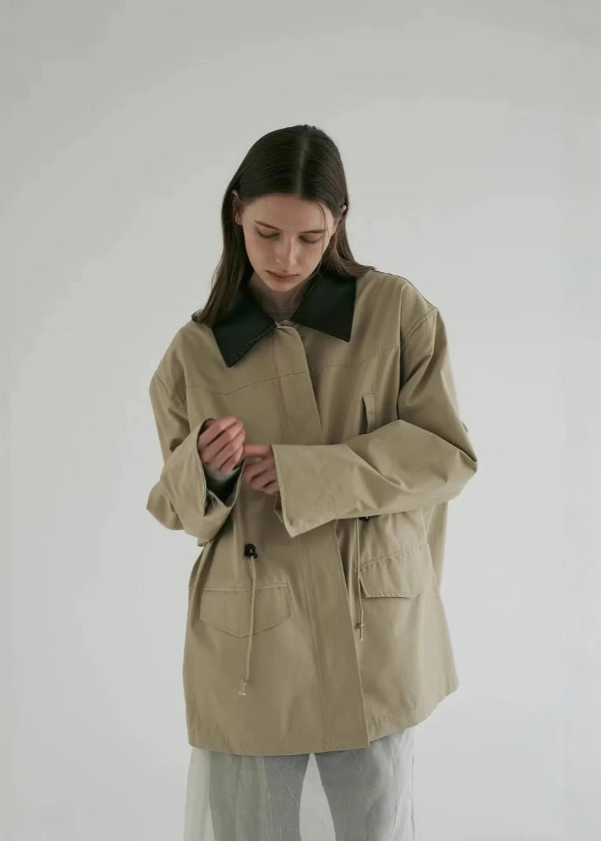 Stilla | Kontrastkrave Utility-Jakke