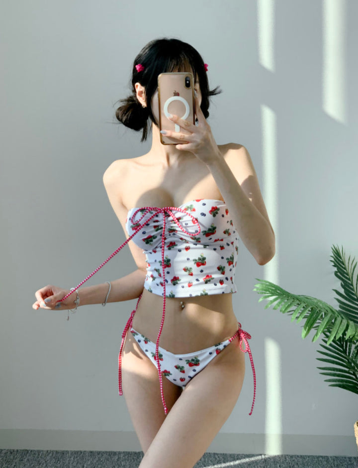 Femme Kirschmuster Bandeau Bikini Sæt Stilla