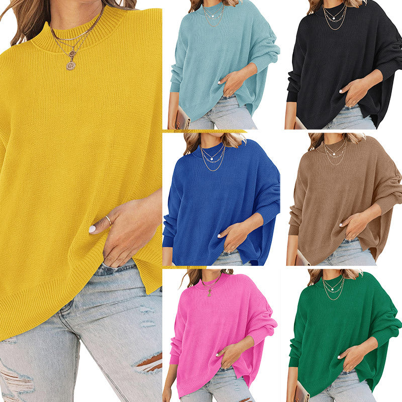 Kvinder casual sweater med oversized pasform og ribbet mønster Stilla